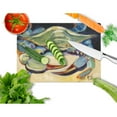 thumbnail image 2 of Carolines Treasures JMK1093LCB Blue Crab Glass Cutting Board Large, 12H x 16W, multicolor, 2 of 2