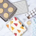 thumbnail image 5 of Colorful Pizza Slices Pot Holder Heat Resistant Mat Oven Hot Pads Pocket Design Potholders Set of 2, 5 of 7