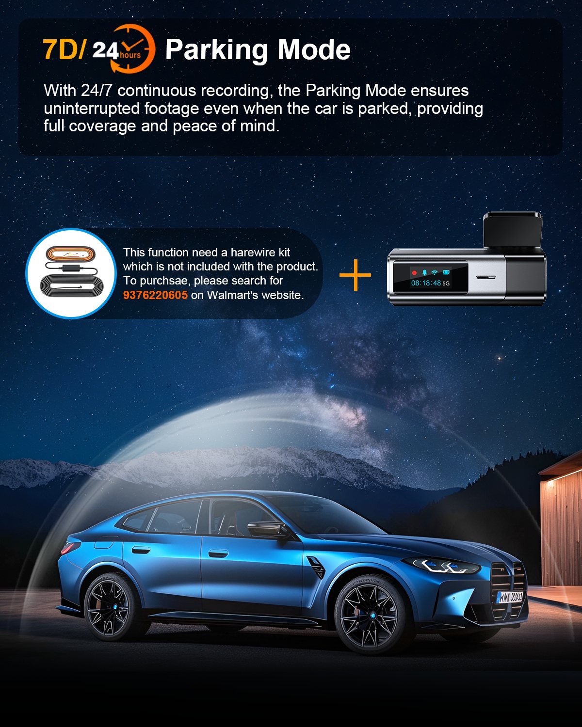 ODREY 4K Front and 1080P Rear Dual Dash Cam with WiFi photo 6