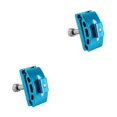 thumbnail image 3 of Toystoory Tija de sillín Abrazaderas Cabeza Bicicletas Tornillo Asiento Tubo Impermeable Ajustable Ciclismo Sit Tube Slide Reparación Azul 2Conjunto, 3 of 6