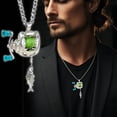 thumbnail image 4 of Mini Fishing Reel Necklace Rotating Handle Moving Line Guide Pendant for Fishing Enthusiasts Outdoor Sports Lovers Gift, 4 of 9
