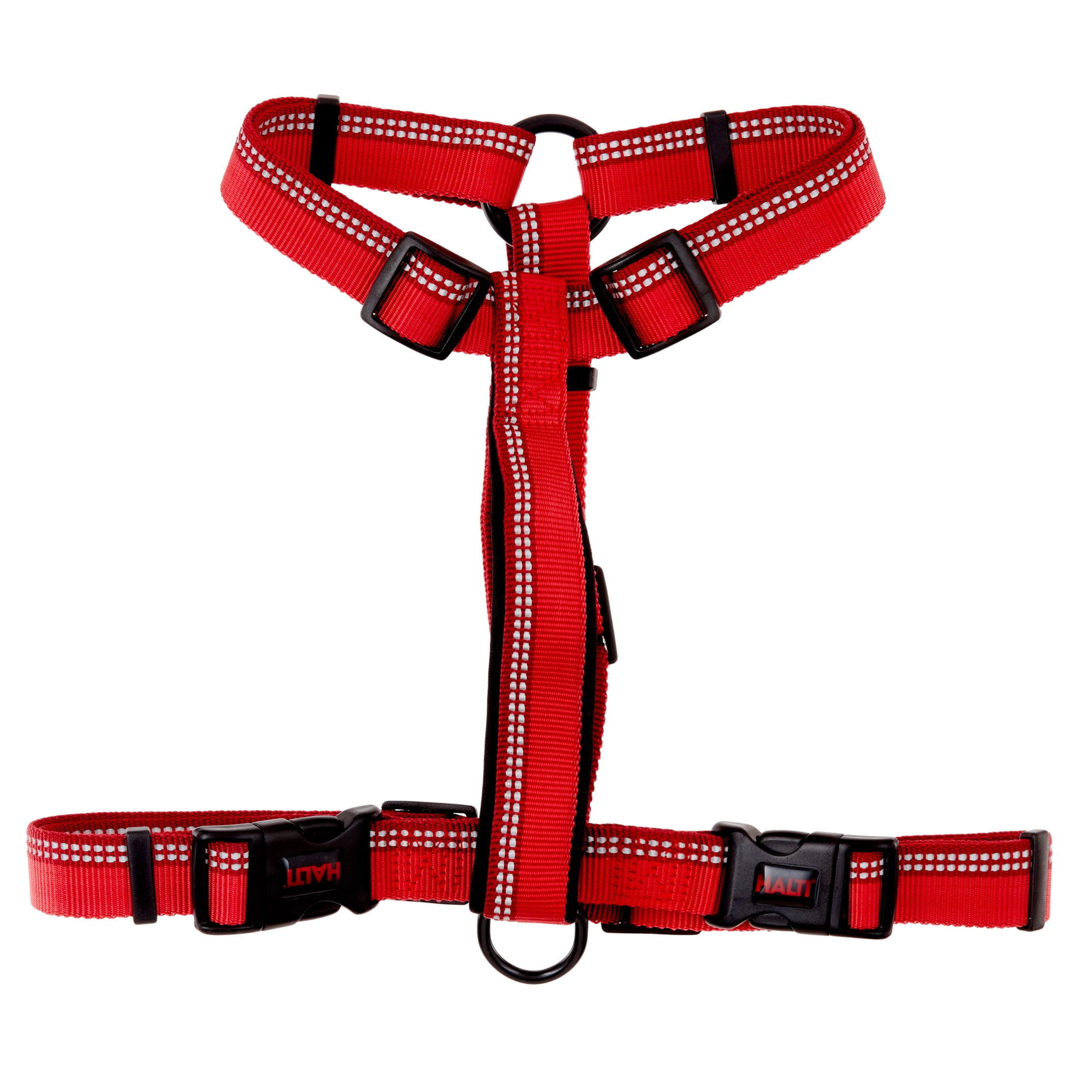 HALTI Nylon Dog Walking Harness, Large, Red (Chest 26" - 30")