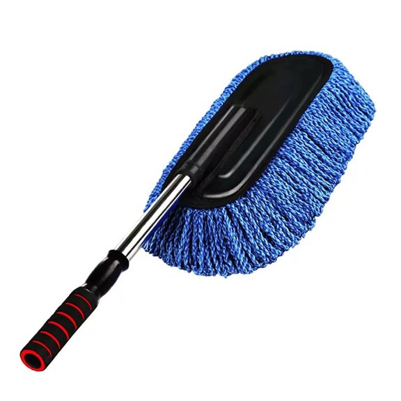 CHUNYAN Car Wash Mop Long Handle Telescopic Car Dust Duster Brush Multifunctional Car Wax Mop Cleaning Tools and Supplies