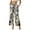 Brown, variant on Baywell Women’s Floral Print Palazzo Pants, Elastic Waist with Tie Trousers Casual Loose Wide Leg Pants with Pockets S-XXL