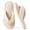 Beige, variant on BERANMEY Cozy Open Toe Slippers for Women Men Throng Slide Ultla Warm Fuzzy House Slippers Skin Friendly Slip-on Non slip Sole Flip Flop Slipper Comfortable Lightweight for Indoor Outdoor Daliy Wear