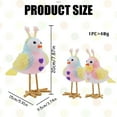 thumbnail image 2 of Moocorvic Easter Tabletop Standing Bird Decoration Party Tiered Tray Decor Spring Farmhouse Easter Basket Stuffers Toys for Kids/Girls/Boys(Yellow), 2 of 6