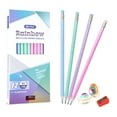 thumbnail image 6 of ECOTREE Pencils #2 Pre-sharpened Pencils Number 2 Pencils School Pencils Kids Pencils with Erasers Rainbow Pencils Eco Pencils for School Supplies, 12 Pack, 6 of 7