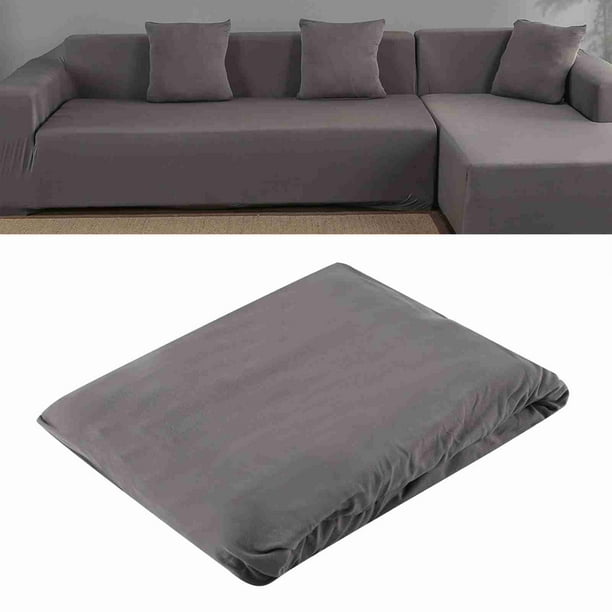 Funda de Sofá en Forma de L, Funda de Sofá Lavable, Funda de Sofá de 3 Más 2 Asientes, Fundas de Sofá de Esquina, Funda de Chaise Con Parte Inferior Elástica, Protector de