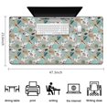 thumbnail image 5 of Long Mouse Pads for Desk,Fantasy Unicorn Pattern Desk Mats on Top Of Desks, Desk Mouse Pad Extra Large with 3mm Non-Slip Base and Stitched Edge for Gaming,Office,Work,Home 47.3"x23.6", 5 of 6