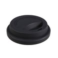 thumbnail image 3 of Raindrops 4-Pack Reusable Silicone Coffee Mug Lids, Travel Cup Covers, Black, Spill-Proof Drink Protectors, 3 of 7