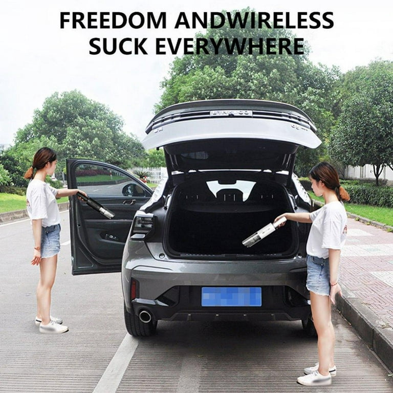 6000pa Car Vacuum Cleaner High Power Rechargeable Mini Dust Cleaner  Handheld Auto Portable Vacuum Car Interior