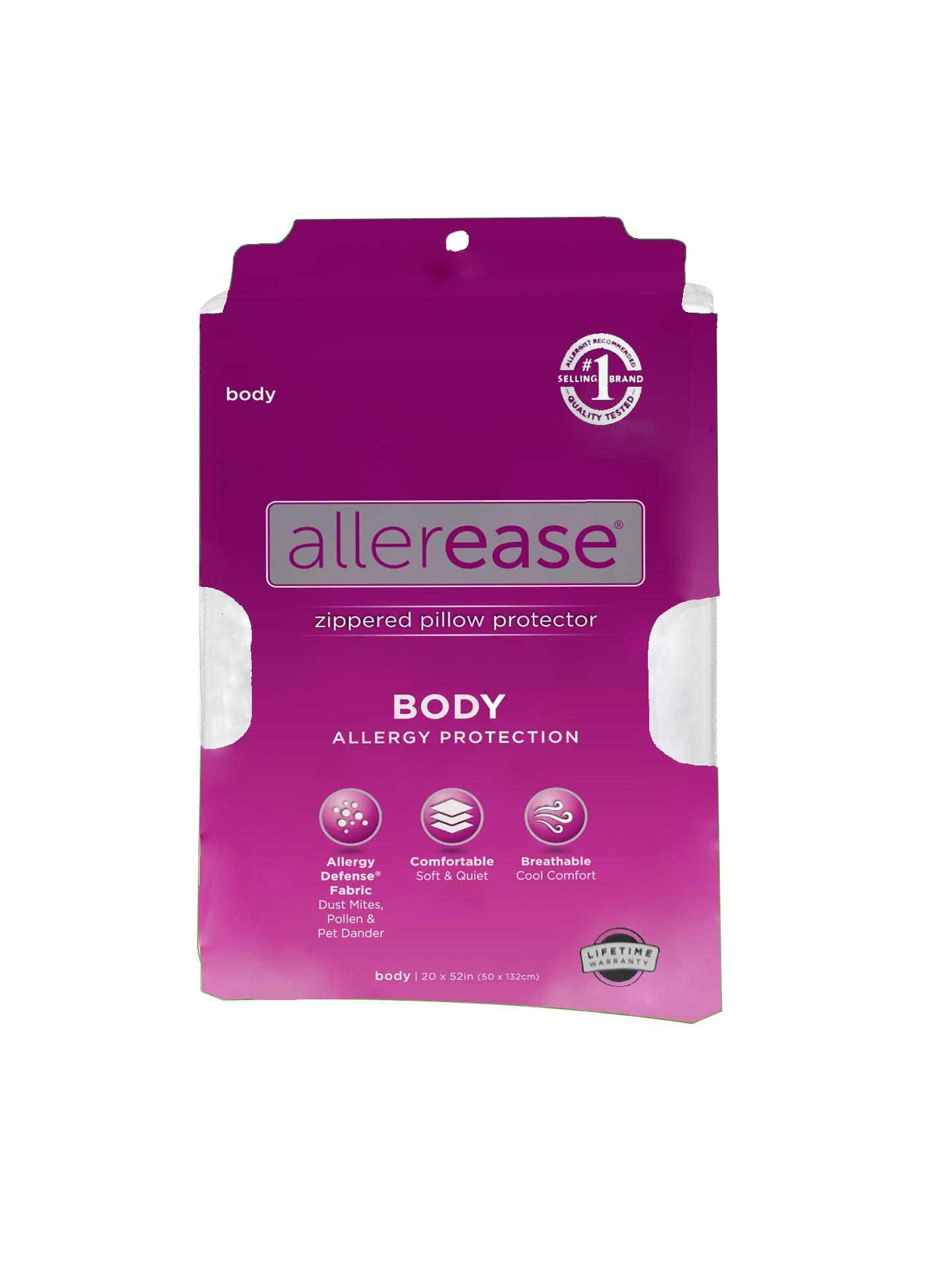 allerease body pillow protector