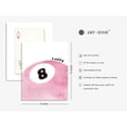 thumbnail image 4 of Pink Room Decor Aesthetic Wall Art Prints Poster, 8x10 Inch Canvas Prints Unframed Set of 4 Posters for Girls Bedroom Dorm Decor, 4 of 6