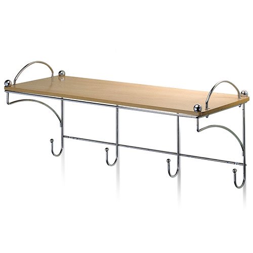 Coat Rack with Shelf