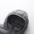 thumbnail image 3 of Trupants Juniors' 14T Gray Puffer Jacket - Warm, Hooded with Zipper Pockets, Water-Resistant Winter Coat for School & Outdoor, 3 of 8