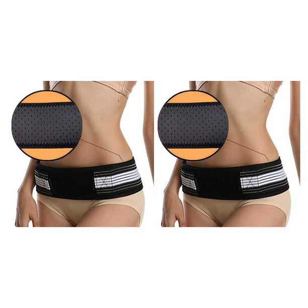 sweethay Cinturón de articulación sacroilíaca para mujer, adhesivo ajustable Flexible reutilizable, tipo de alivio de presión, ejercicios deportivos, con orificio de aire 2piezas sweethay CBP478944
