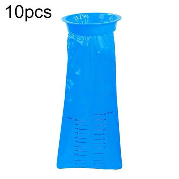 QLFSCXG 10 Pack Vomit Bags 1000Ml Emesis Bags – Leak Portable Disposable Barf Bags Throw Up Nausea Bags for Travel Motion Car & Aircraft Kids Taxi Home Kitchen