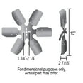 thumbnail image 3 of Derale 17315 Rigid Race Cooling Fan FAN, 3 of 3