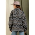 thumbnail image 6 of Vintage Inspired Shirt Jacket Coat (M, MultiGreen), 6 of 11