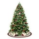 thumbnail image 5 of Falda de Árbol de Navidad Decoración de Peluche Ornamentos de la Falda Del Árbol, 76/90/122cm Tamaño Decoraciones Del Árbol de Navidad, 5 of 7
