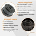 thumbnail image 6 of maXpeedingros 8 Pack Body Mount Kit for Ford F-250 F-350 2008-2016 Silicone Cab Mount Bushings (Gray), 6 of 10