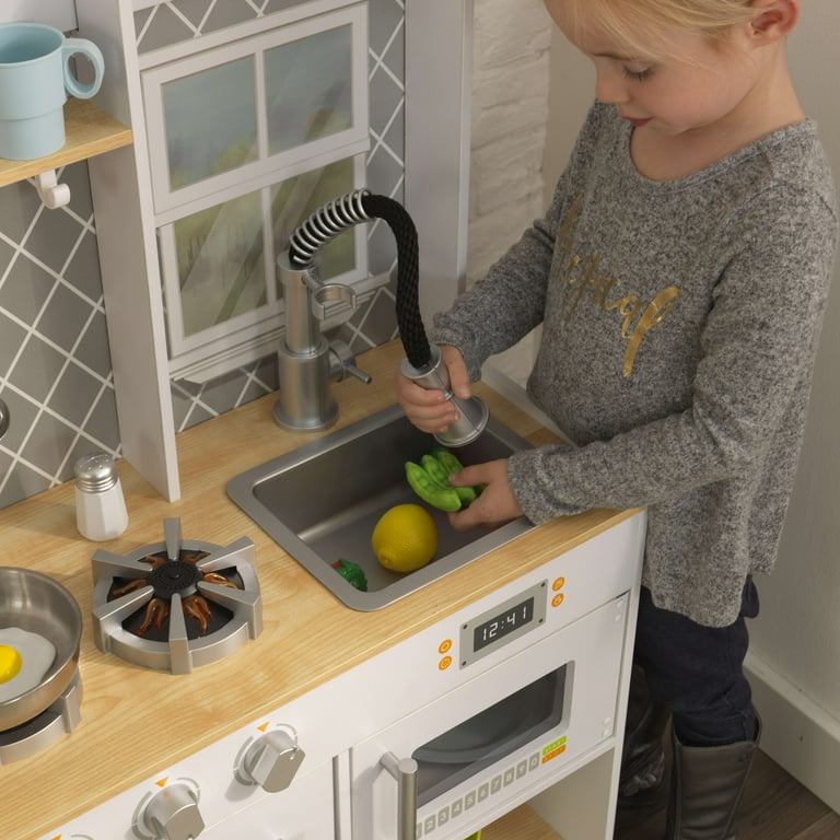 Kidkraft let's cook wooden play on sale kitchen