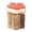 Pink, variant on Five In Seasoning Bottle With Lab e l Sealed Flip Lid Jar For Kitchen Barbecue And Cooking Seasonings, 3.54×4.33 inch, Blue