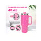 thumbnail image 3 of Vaso Taza Térmico Acero Inoxidable Diamante Calor/frí 40oz Xtellar rosa, 3 of 4