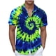 thumbnail image 1 of Blusa y camisa de manga corta con cuello vuelto para hombre, blusa informal de moda con cuello vuelto, blusa estampada de manga corta con botones, blusa de poliéster para hombre, 1 of 5