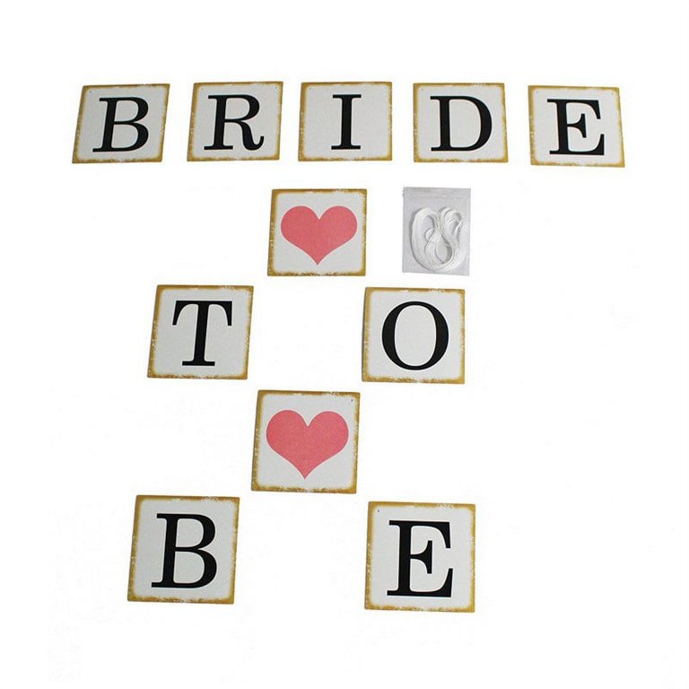 bride to be banner for wedding bridal shower and bachelorette party decorations and photo prop - Walmart.com bride-to-be-banner-for-wedding-bridal-shower-and-bachelorette-party-decorations-and-photo-prop-walmart-com