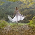 thumbnail image 3 of Miangastore Parapluie Blanc Transparent 1Pcs 34.6X2.3X2.3In, 3 of 8