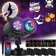 thumbnail image 1 of Halloween Projector Lights 2 in 1 Holiday Decorations Outdoor Indoor 26 HD Effects Ocean Wave LED Projector IP65 Waterproof and Remote Control Timer Gift for Christmas Birthday Themed Par, 1 of 6