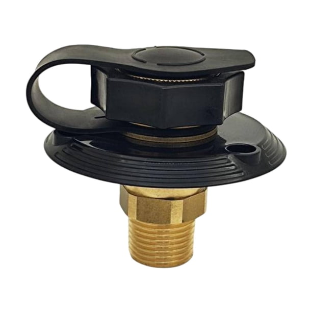 Entrada de agua urbana para RV con válvula de retención Conexión de entrada de agua para RV Agua urbana para RV Negro