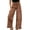 Brown, variant on SBYOJLPB Women's Polka Dot Jeans Pants Trendy Pleated Hem Loose Comfortable Denim Pants