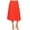 Dark Coral, variant on Moa Collection Women's Plus Size Solid Midi Skirt