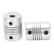 thumbnail image 4 of 2 piezas de acoplamiento de eje, codificador flexible, acoplador de aleación de aluminio, motor paso a paso, impresora 3D DIY, 5 x 8 mm, 4 of 12