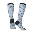thumbnail image 4 of Daiia Sports Socks Cute Ice Cream Printed Novelty Crew Socks for Men Women Knee High Socks Cotton Socks Soft & Breathable Support Unisex Socks, 4 of 9