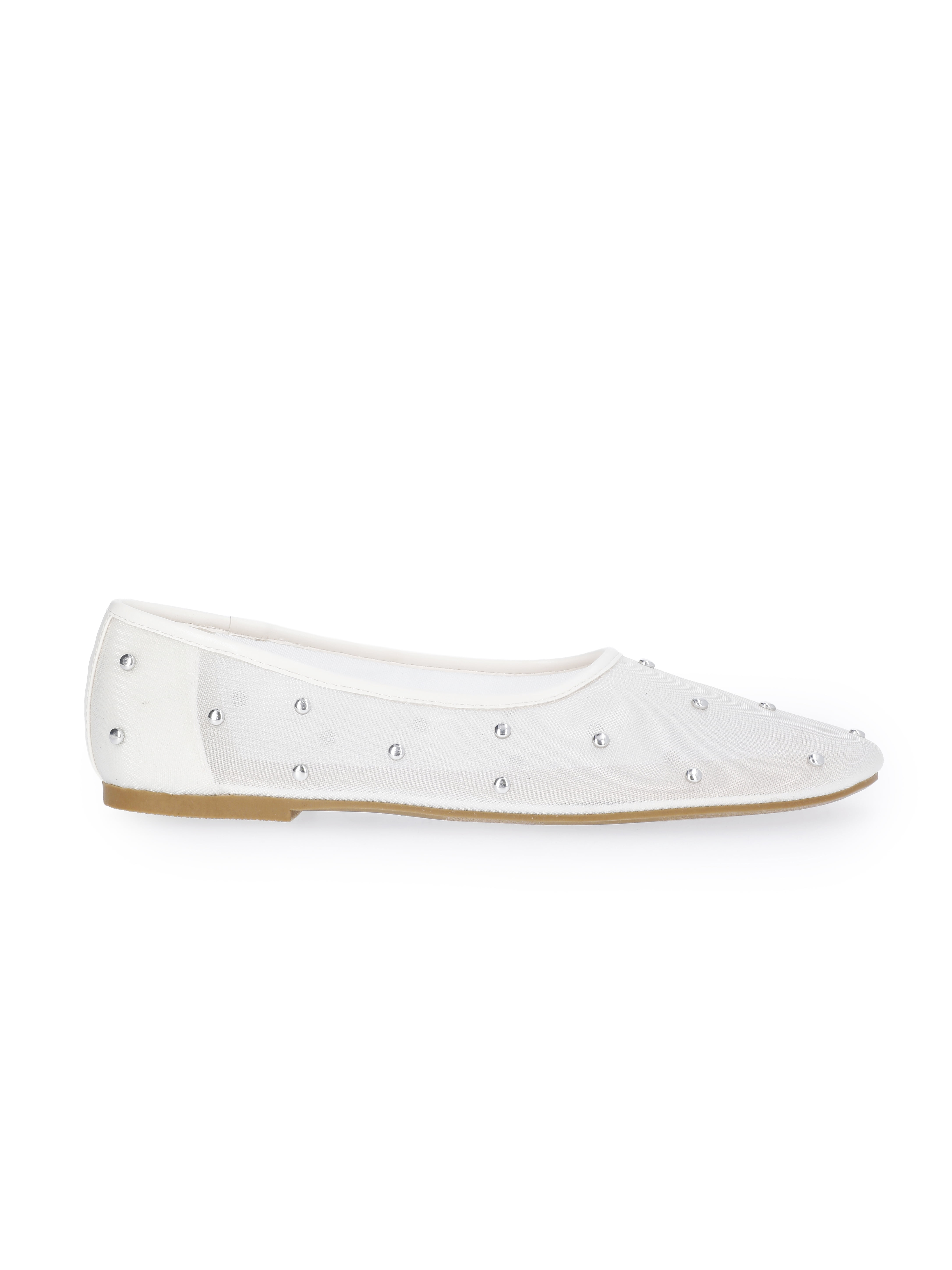 Scoop Women's Studded Mesh Flats