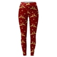 thumbnail image 3 of Christmas 2024 Women's Cartoon Printed Leggings Yoga Pants Polyester Leggings Girls Pantaloons Work from Home Clothes Women Comfortable Work Pants Women Cute Women Tops Leggings for Women 3x plus Size, 3 of 3