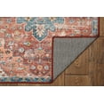 thumbnail image 5 of Linon Home Décor Washable Carter Area Rug or Runner Collection, Rust and Ivory, 3' x 5', 5 of 7