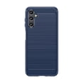 thumbnail image 1 of PANDACO Navy Brushed Metal Case for Samsung Galaxy A14, 1 of 3