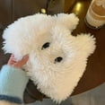 thumbnail image 3 of Cute Big-eyed and Long-eared Puppy Plush Hat - Ear Protection & Toe Cap, 3 of 6