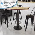 thumbnail image 3 of Flash Furniture Beverly 18'' Round Restaurant Table Base with 3'' Dia. Bar Height Column and Foot Ring, 3 of 5