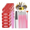 thumbnail image 3 of 15 Uds bolígrafos para uñas diseño pintura arte cepillo conjunto manicura DIY herramientas Colcomx Nail Extension Builder Gel, 3 of 8