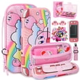 thumbnail image 1 of Funda de transporte TikoDirect para Nintendo Switch Lite Pink Rainbow, 1 of 6