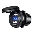 thumbnail image 3 of Adaptador de enchufe de encendedor USB dual Baoblaze Azul, 3 of 7