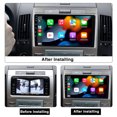 thumbnail image 4 of RoverOne Coche Radio Estéreo GPS Navegación Autoradio CarPlay Android Auto para Toyota Corolla Verso AR10 2004 - 2009, 4 of 5
