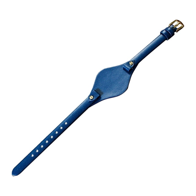 Correa de Reloj de Cuero Yuyangstore Pulsera de Liberación Rápida Premium Azul Oscuro