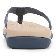 Vionic Women's Tide 2.0 Post Sandals Dark Denim Suede - J7545L1400
