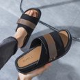 thumbnail image 4 of Diapositivas Toboganes Informales Zapatos Sandalias Mujeres Hombres Menores Gros Gruesos Flat Ajustables para Interiores Al Aire Libre, 4 of 9